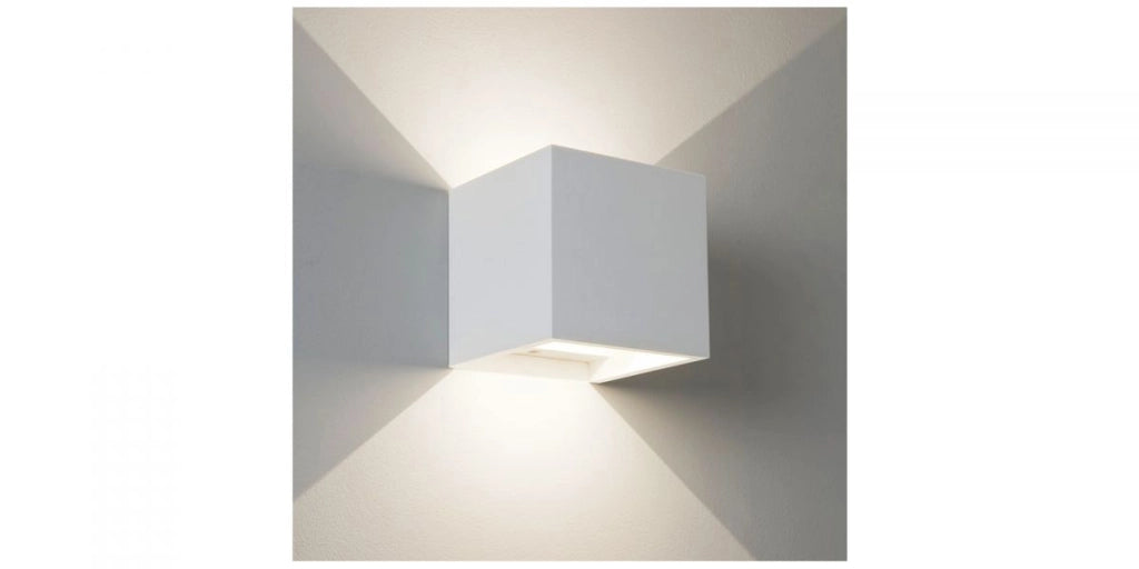 Applique lampada led parete 10w quadrato orientabile bianco luce naturale  4000k