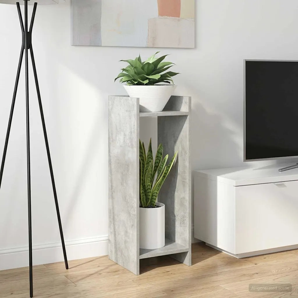 Supporto per piante Grigio Cemento 30 x 30 x 80 cm 899584