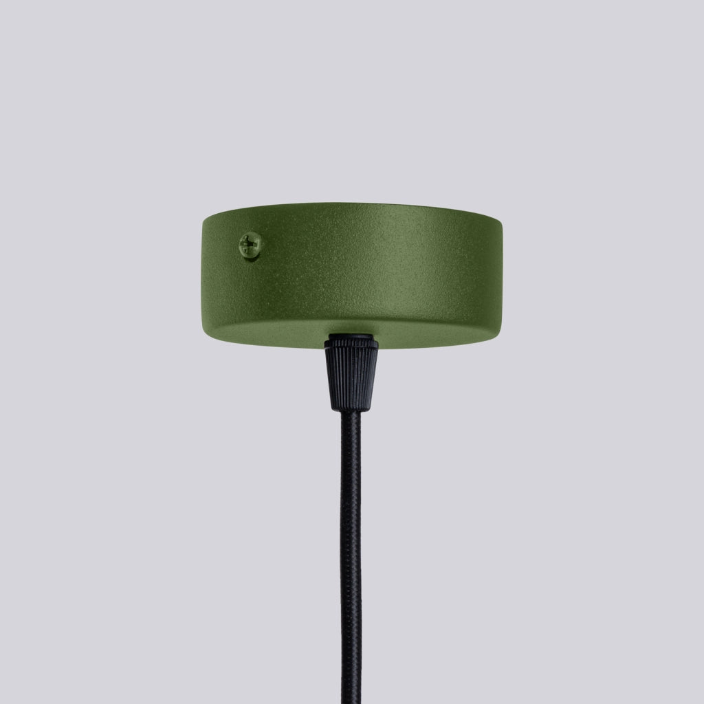 Lampadario HALO 6 verde oliva