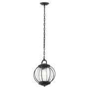 Lampada sospensione esterna nera E27 60W Vandalia Kichler