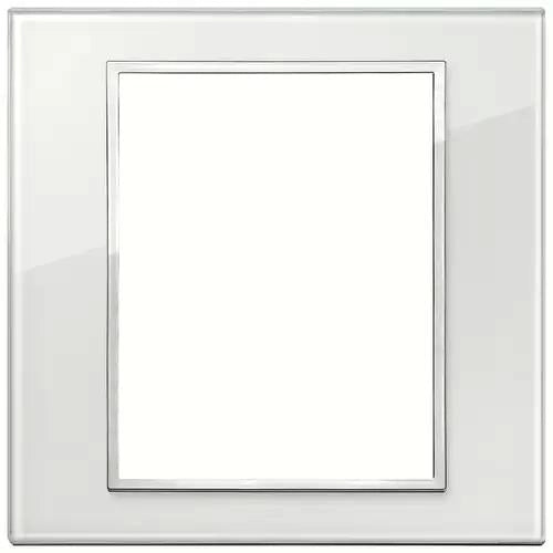 VIMAR EIKON - PLACCA 8M BIANCO DIAMANTE