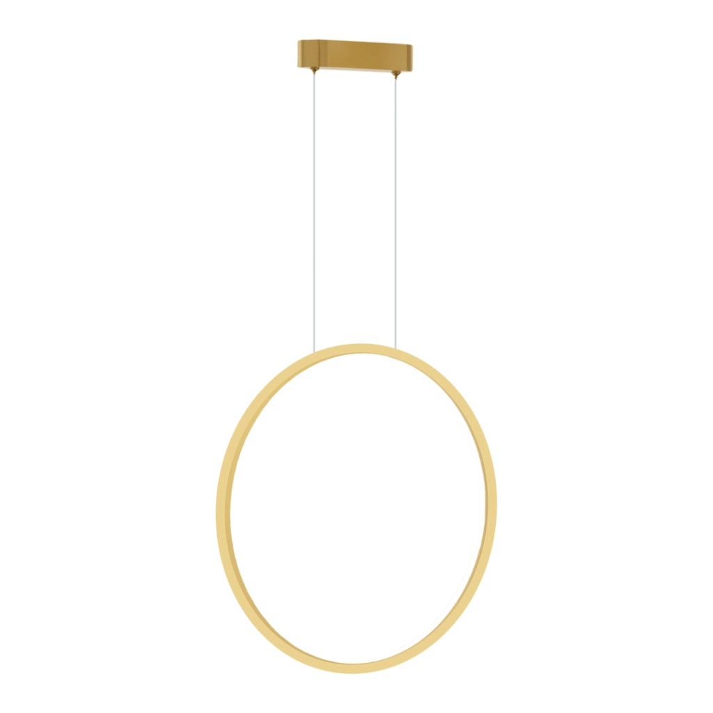 Lampada sospesa bagno Saturno 28W IP44 oro Milagro