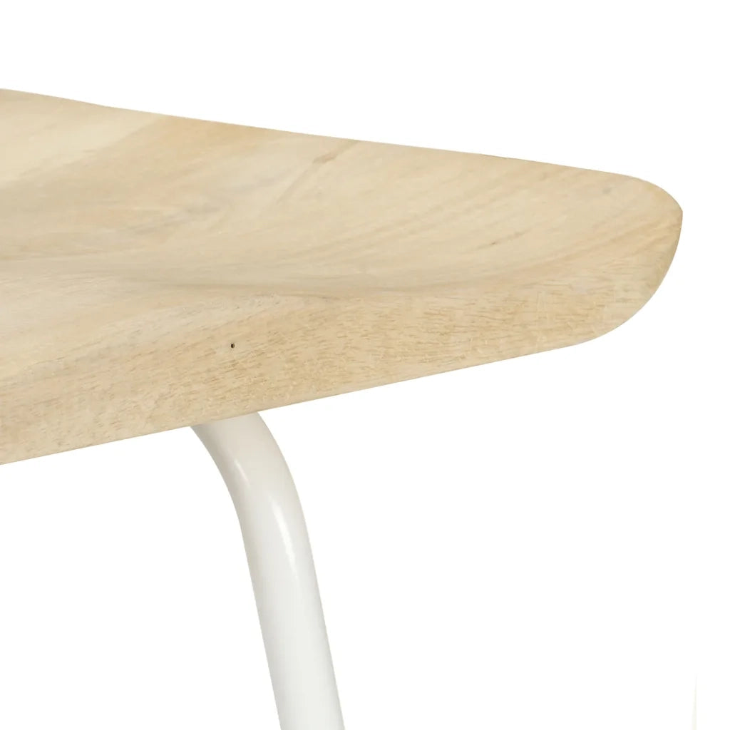 Sgabelli da Bar 2 pz in Legno Massello di Mango 320649