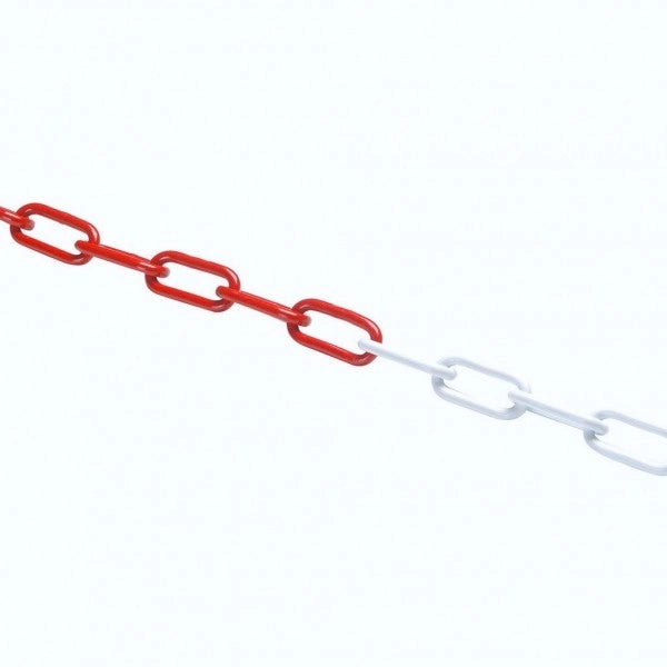 CATENA BICOLORE IN PLASTICA D.6 25 mt