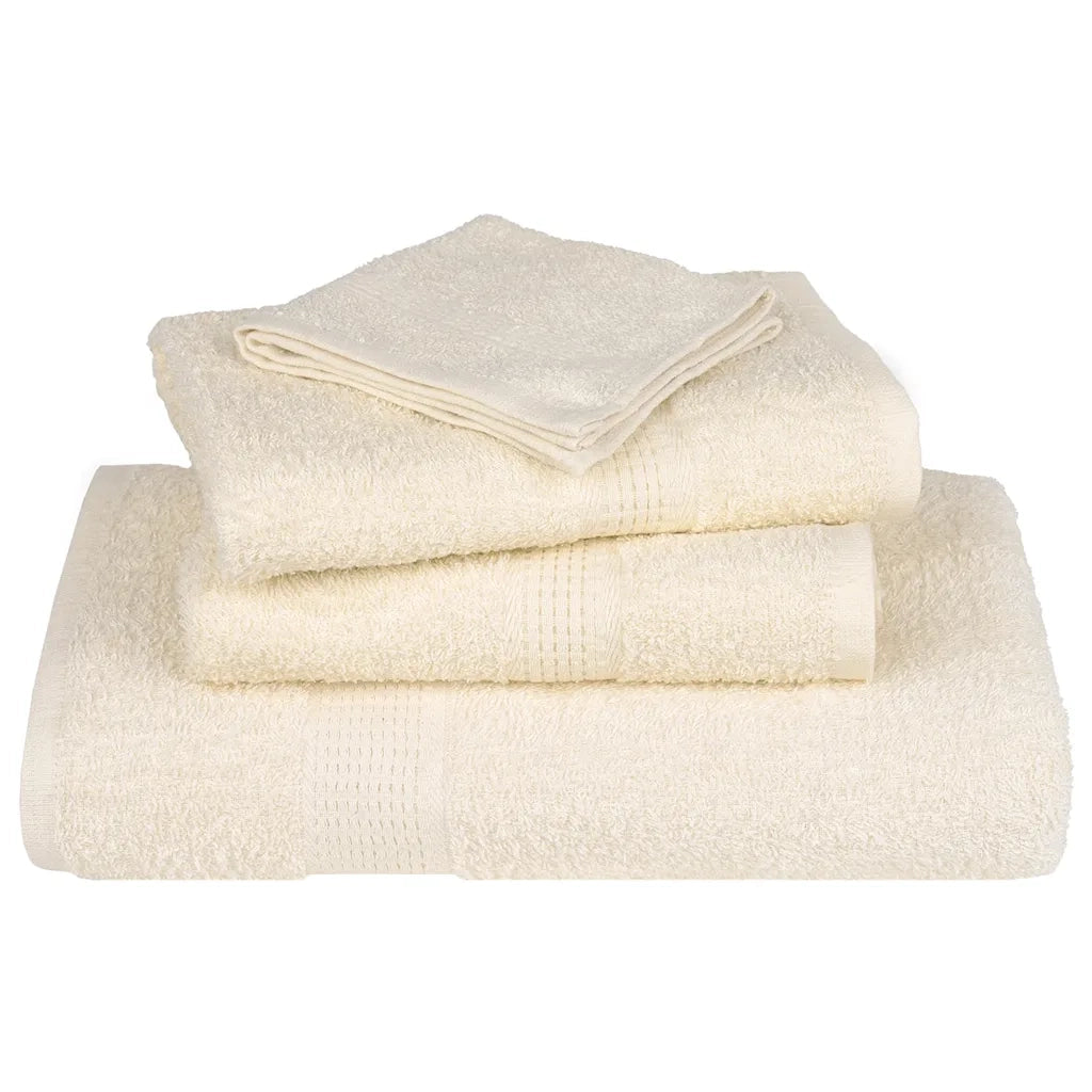Set di asciugamani 6 pezzi FROGN Crema 360 g/m² 137092