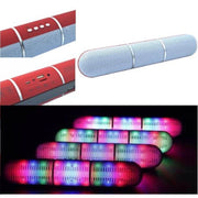 Trade Shop - Cassa Speaker Bluetooth Fm Tf Aux Usb Vivavoce Pulse Led Ipod Smartphone Tablet -
