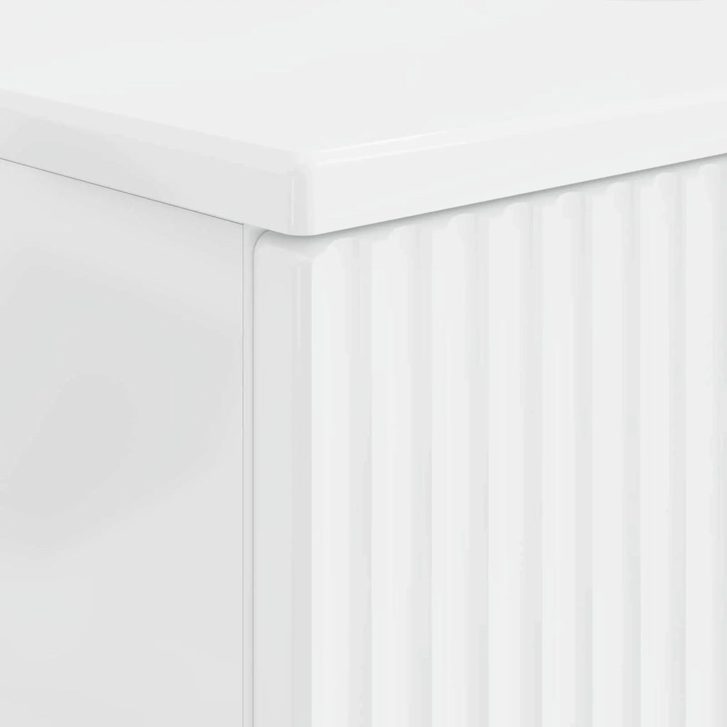 Armadio per Lavabo da Bagno ARNHEM Bianco Lucido 896579