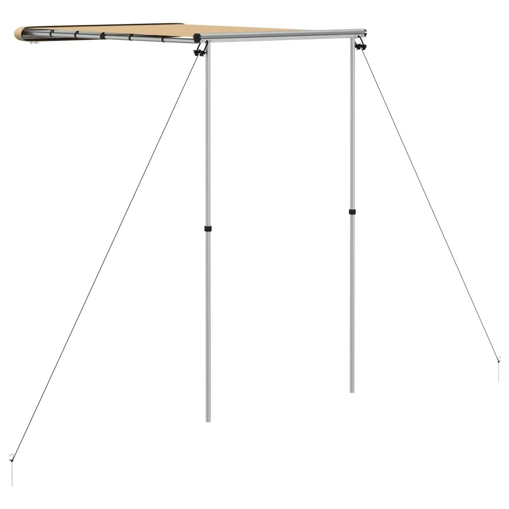 Tendalino per Camper e Roulotte 1,2x2x2,15 m Beige 148133