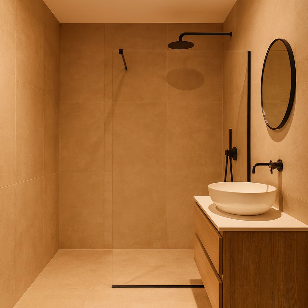 Piastrella gres porcellanato rettificata sabbia naturale 120x120 cm 1,44 m²