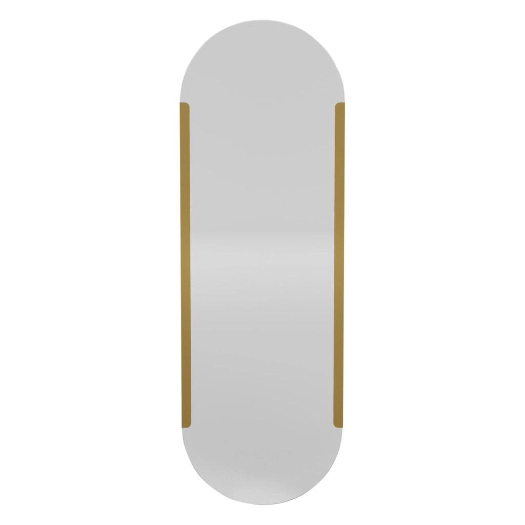 Rivara, Specchio Forma Ovale, 50x150h cm oro