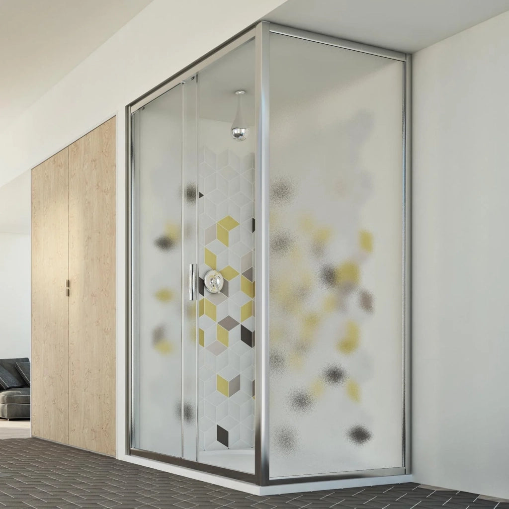 Box Doccia 90x110 CM H198 stampato C mod. Young Duo 1 Anta