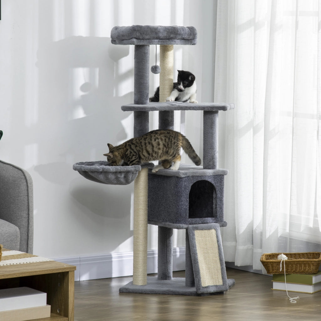 Arbre ¨¤ chat con griffoir, gioco e piattaforme ¨C zephmum ¨C grigio
