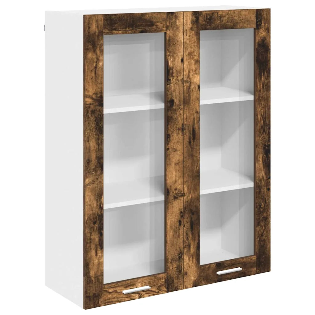 Armadio pensile Rovere fumé 80 x 31 x 100 cm Legno multistrato 884398