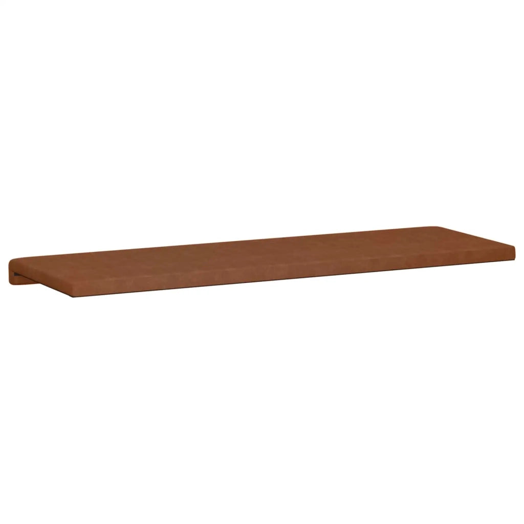 Cuscino per panchina Similpelle Marrone Profondità 35 cm 42043353