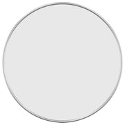 Specchio da Parete | Specchio decorativo Argento ? 40 cm Rotondo