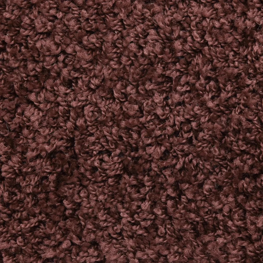 Tappetini per scale 10 pz 65x21x4 cm Marrone Semicircolari Grandi 149805