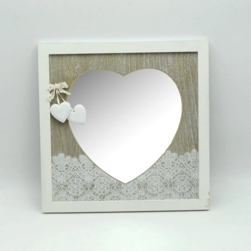 Specchio elegancia cuore cm 30x1,5h30