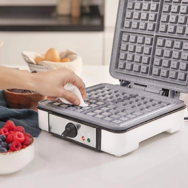 CECOTEC 08017 - Piastra per waffle Fun Gofrestone 4Inox