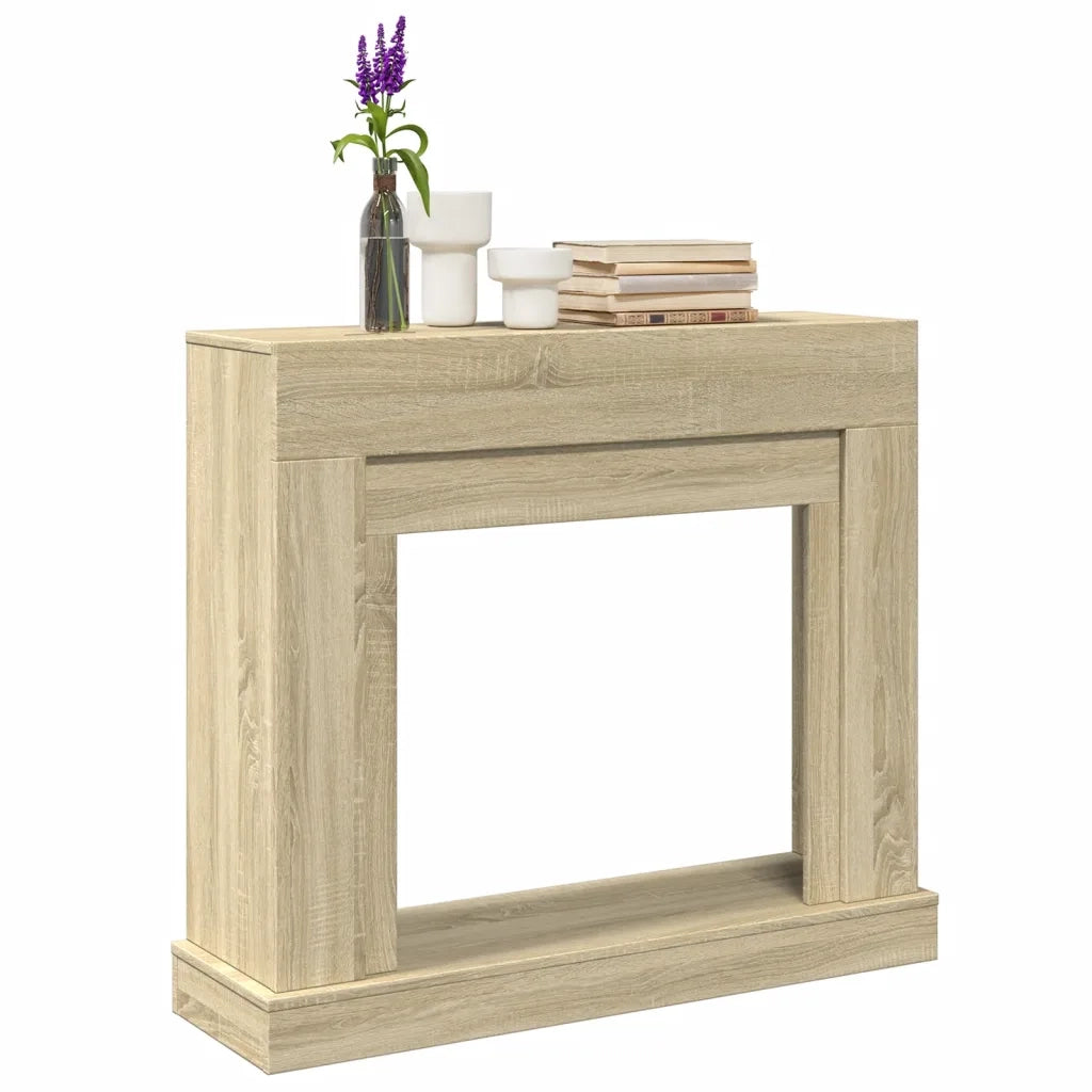 Cornice per Camino Rovere Sonoma 100x30x87,5 cm in Truciolato CFW4104627