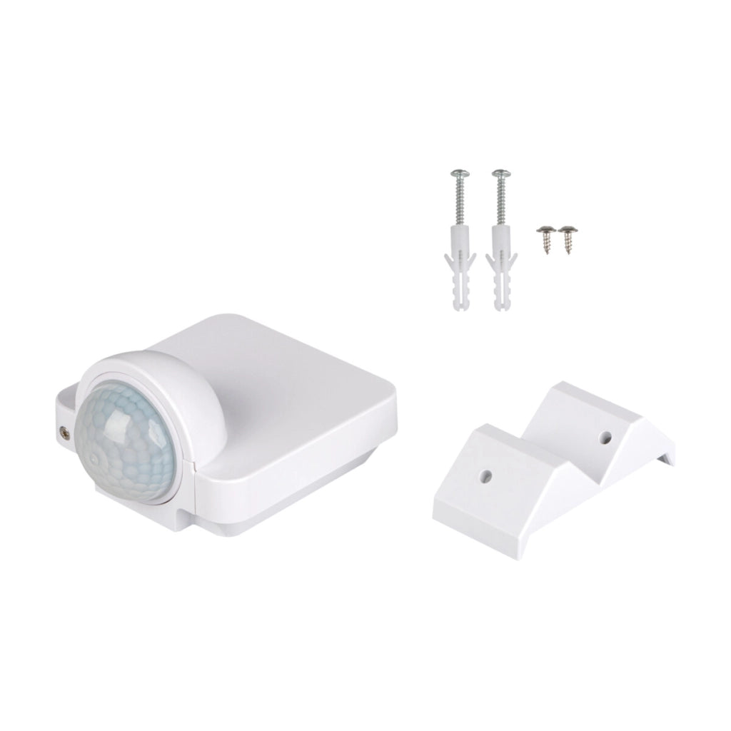 Sensore movimento PIR esterno IP54 bianco Kanlux 37368