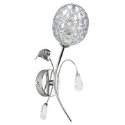 Applique decorativa ORLEAN tulipano cromo 1xE14 10W Alfa