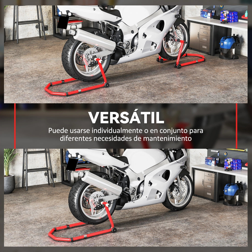 Supporto Ruote Motocicletta Anteriore e Posteriore ¨C Minimal ¨C 390 kg