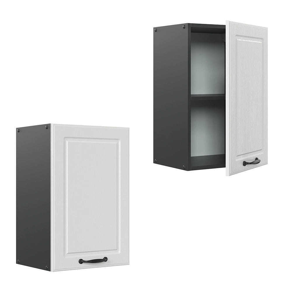 Vicco Pensile da cucina Bianco casa di campagna 40 cm