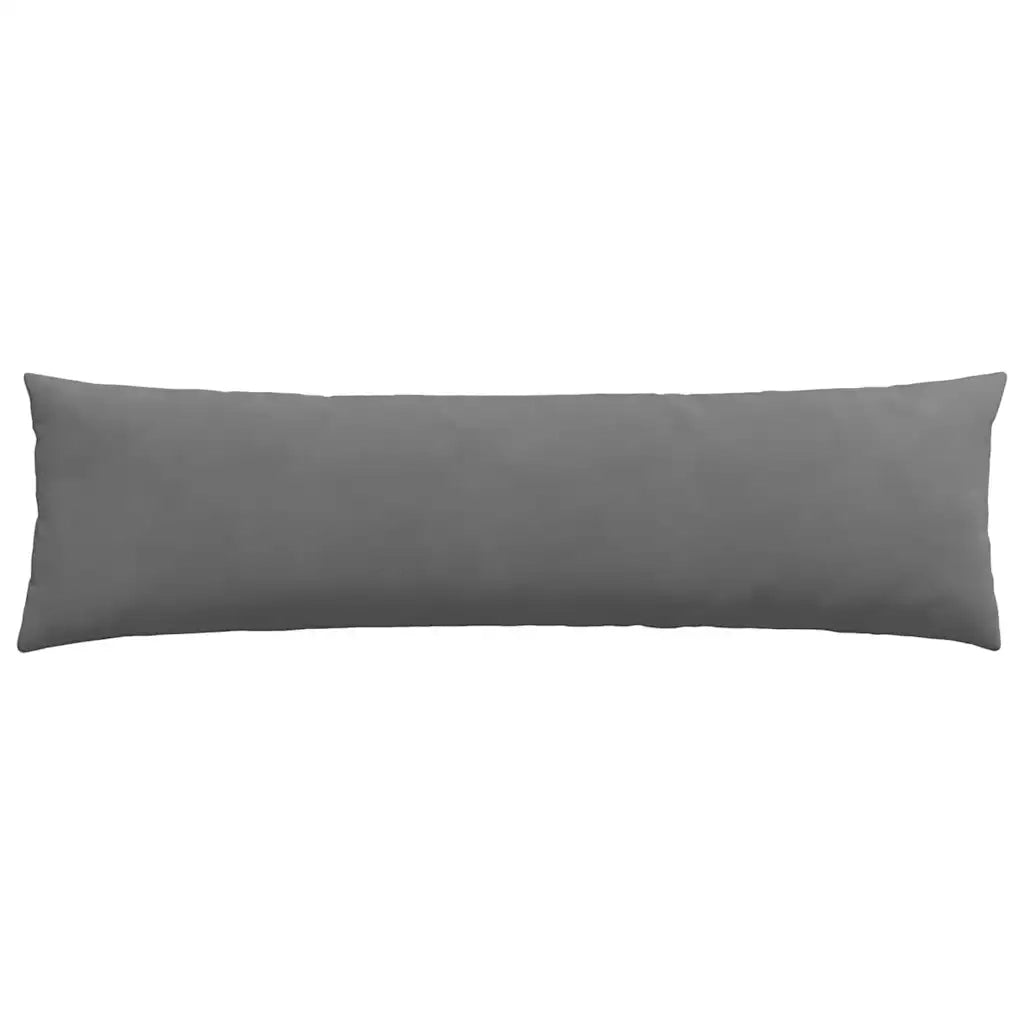 Cuscini da Divano 2 pz-Set di 2 Cuscini per Sofa Grigio scuro 145 x 40 cm Tessuto 998184
