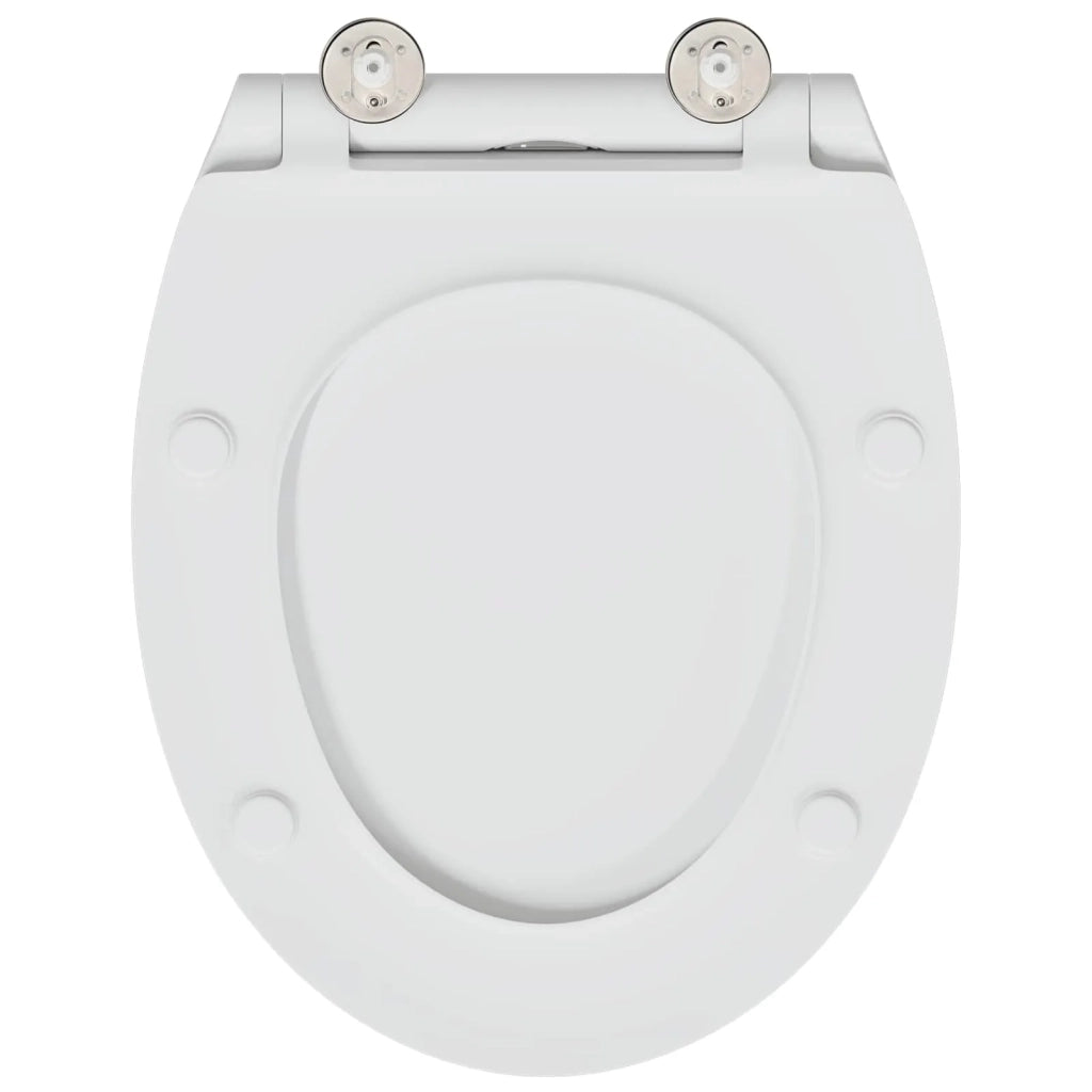 Sedile del WC Bianco 47 x 37,5 x 3,8 cm Duroplast 42002365