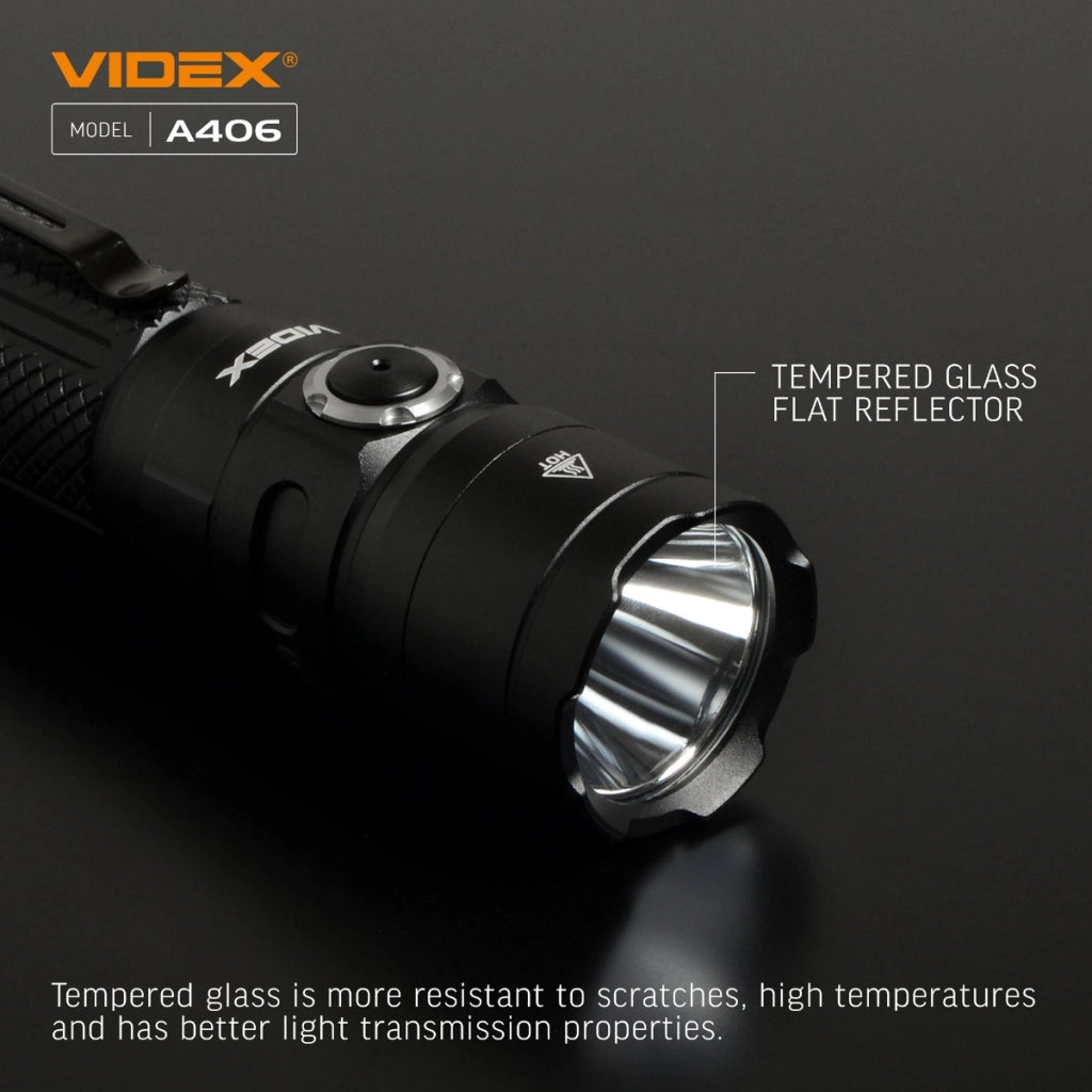 Torcia tattica LED Videx VLF-A406 4000lm IP68 USB-C