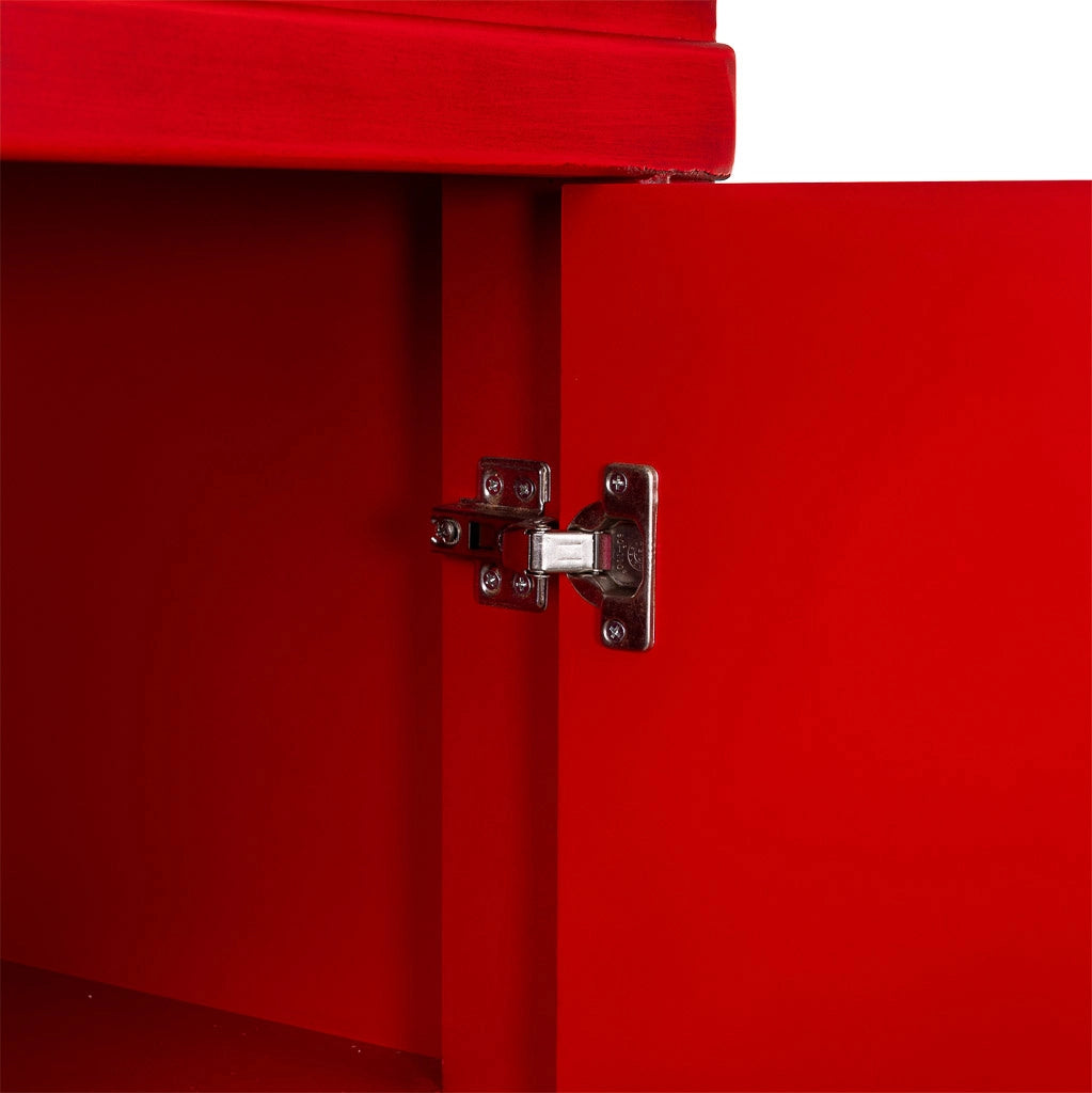 Armadio in legno con 4 cassetti e 2 porte 63x26x100