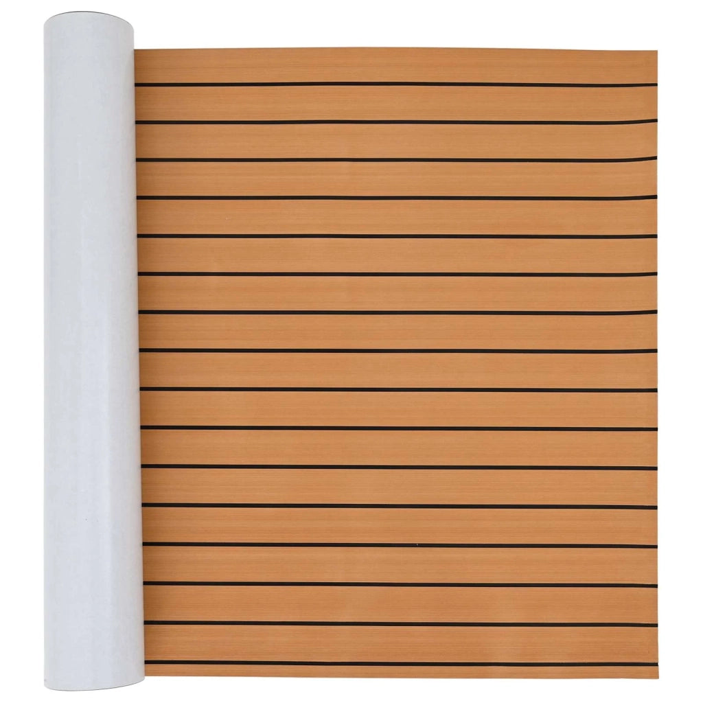 Tappetino per Barche Marrone e Nero 240 x 90 cm EVA 42046766