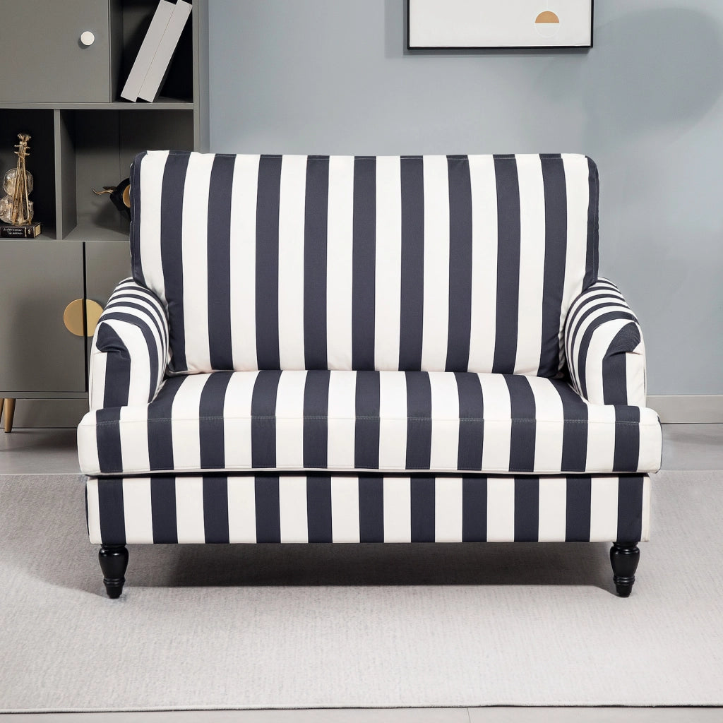 Poltrona Relax in Velluto ¨C Minimal ¨C Nero e Bianco 115x82x82