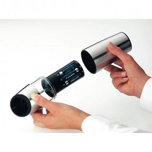 WMF 06.6734.6030 Ceramill Macinaspezie Elettrico in Acciaio Inox con Meccanismo in Ceramica Altezza 20 cm colore Acciaio inox