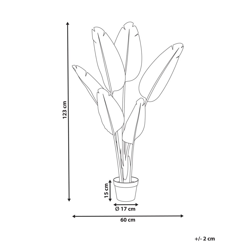 Pianta artificiale in vaso in plastica bianca 123 cm ambienti stile moderno