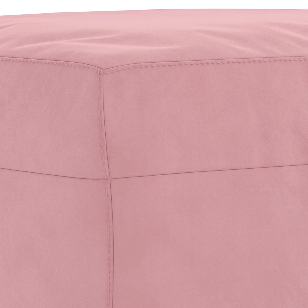 Set di Divani 4 pz Rosa in Velluto 3201947