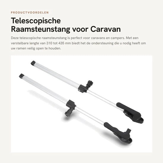 Supporto telescopico per camper 310-435mm