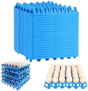 Egg Container Kunststof 20 Stuks per Pacchetto, Ingrandibile, Riciclabile, per Fridge, Grande Capacità fino a 30 Uova