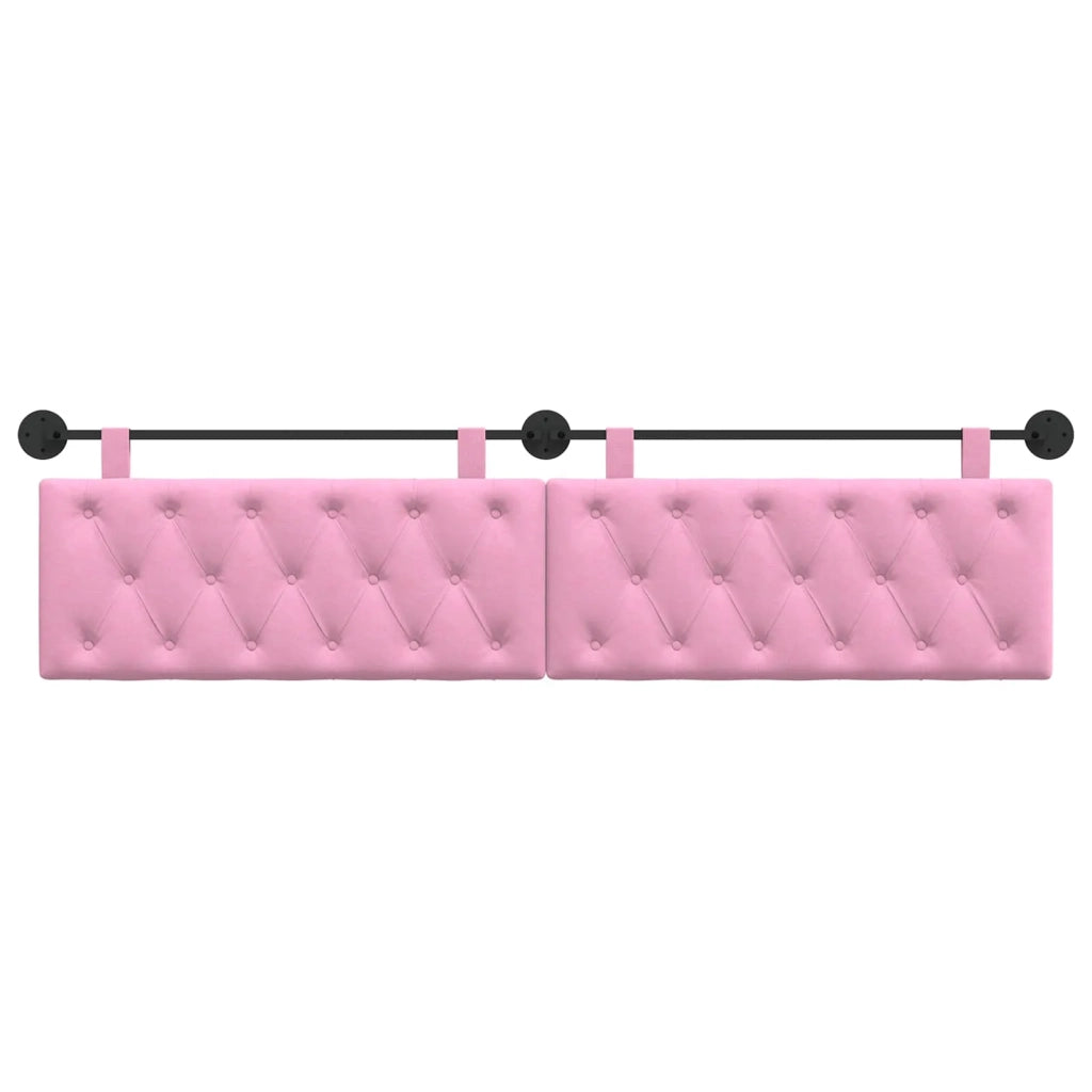Testiera | Testata sospesa Rosa Tessuto