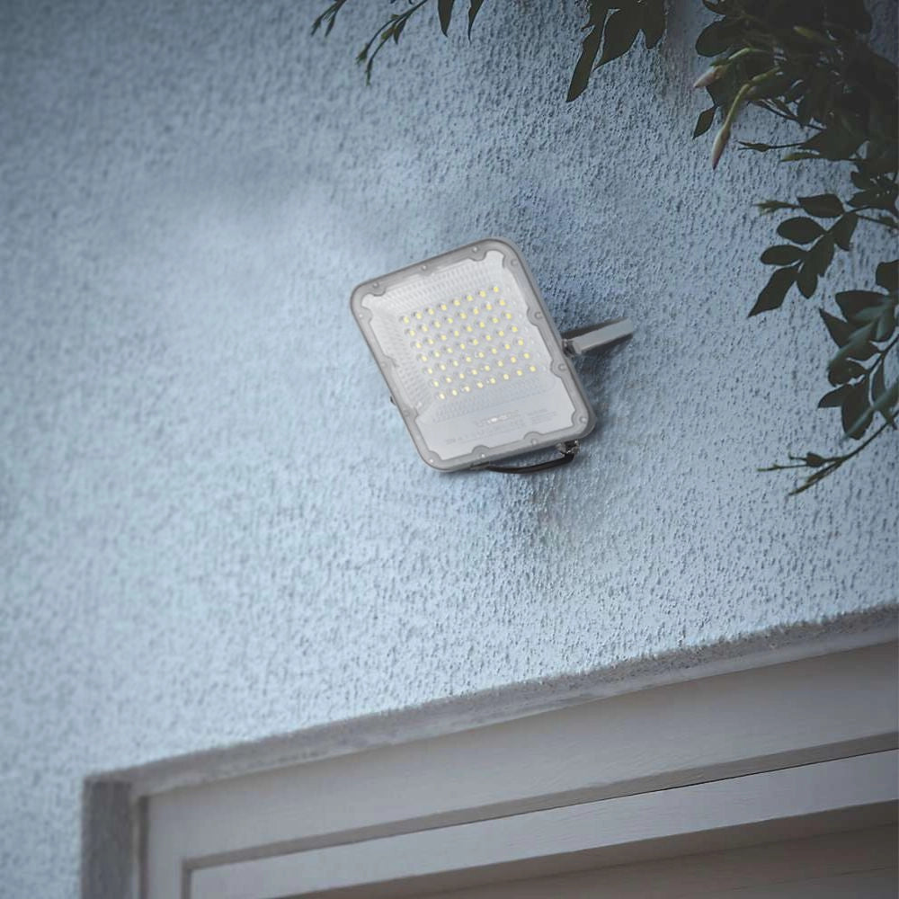 Faro LED esterno 30W 5000K 3900lm IP65 Videx grigio