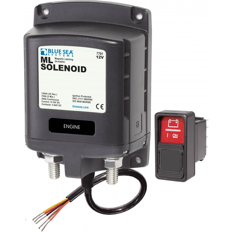 SOLENOIDE BISTABILE SERIE ML 12V BISTABLE 12V - WITH SWITCH