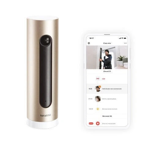 Netatmo Welcome Telecamera di sicurezza intelligente per interni. Wifi