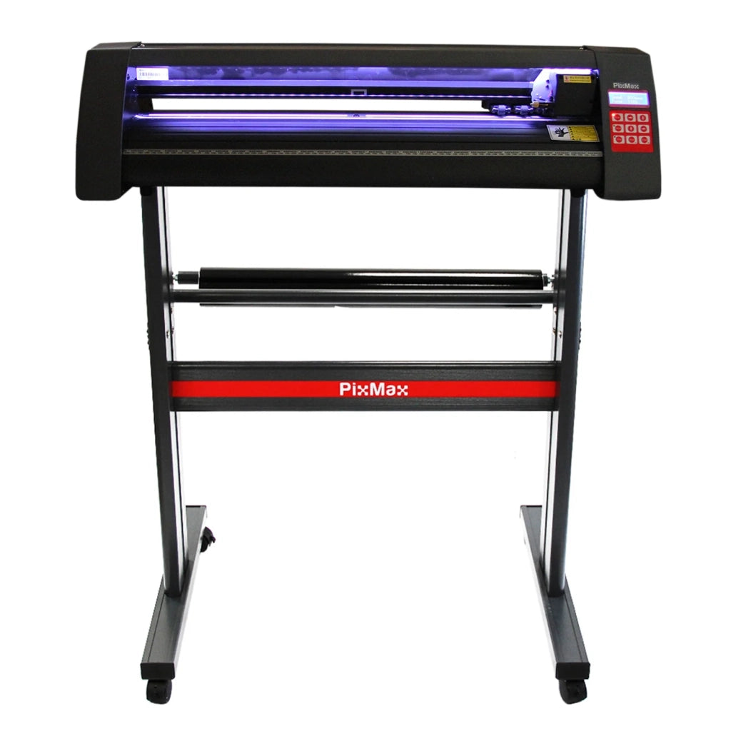 Plotter da Taglio Vinile Macchina per Taglio e Incisione Insegne Etichette Guida Laser - Abbonamento 12 Mesi Software FlexiStarter - LED - 720mm