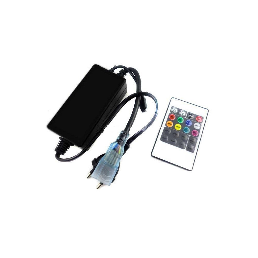 Trade Shop - Alimentatore 220v Controller Con Telecomando Per Striscia A Led Rgb 5050 Color -