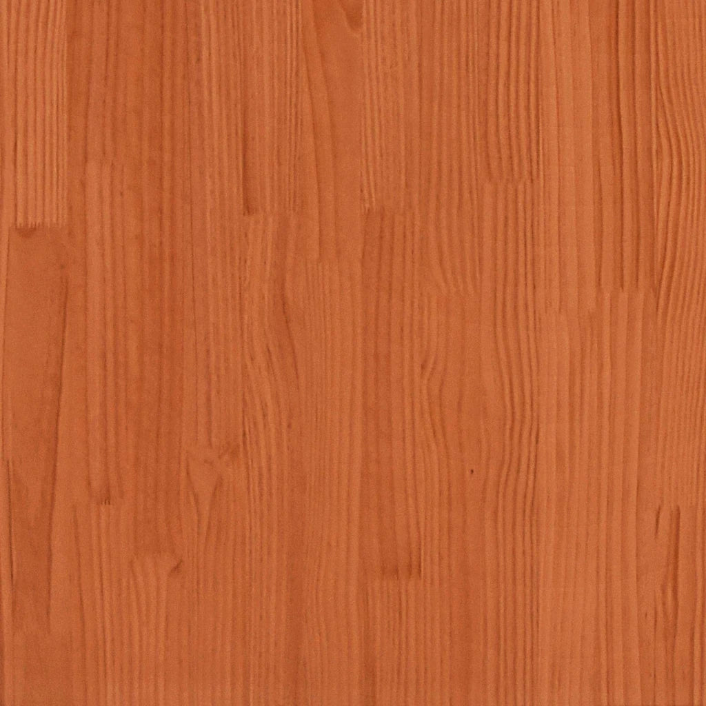 Struttura del letto Marrone cerato 140 x 220 cm Pino massello 872334