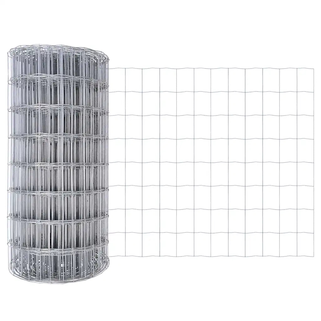 Recinzione con Posto Argento 0,4 x 25 m Acciaio 3351059