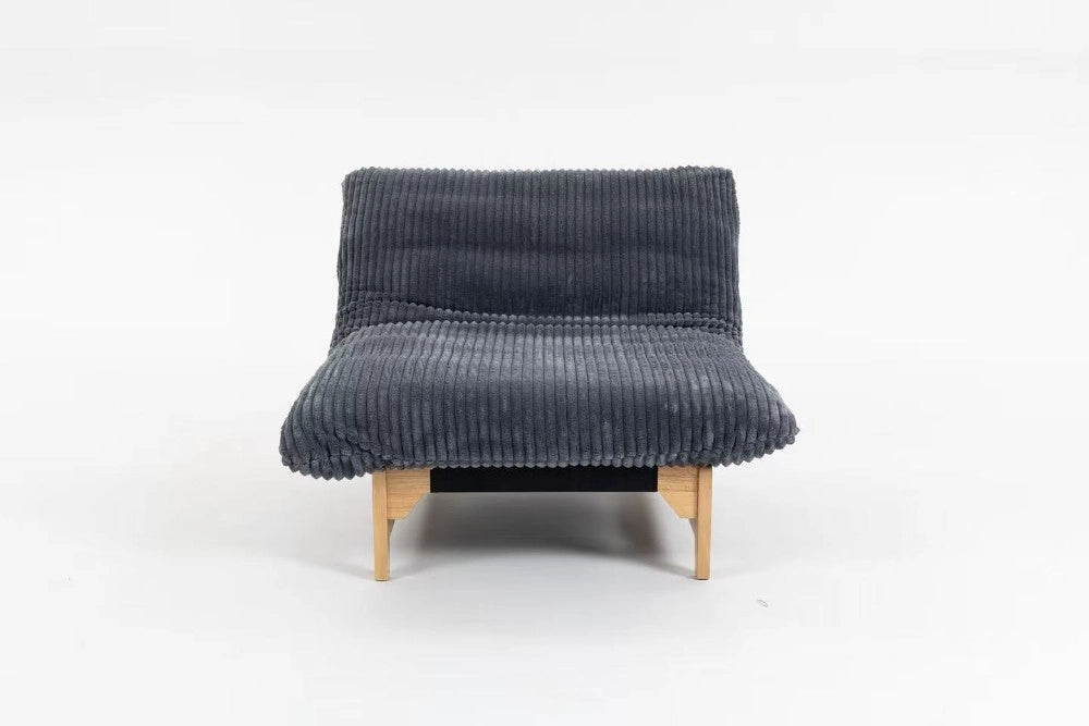 Poltrona beanbag per adulti - Zephmum- Senza braccioli, tessuto cordoncino, con schienale