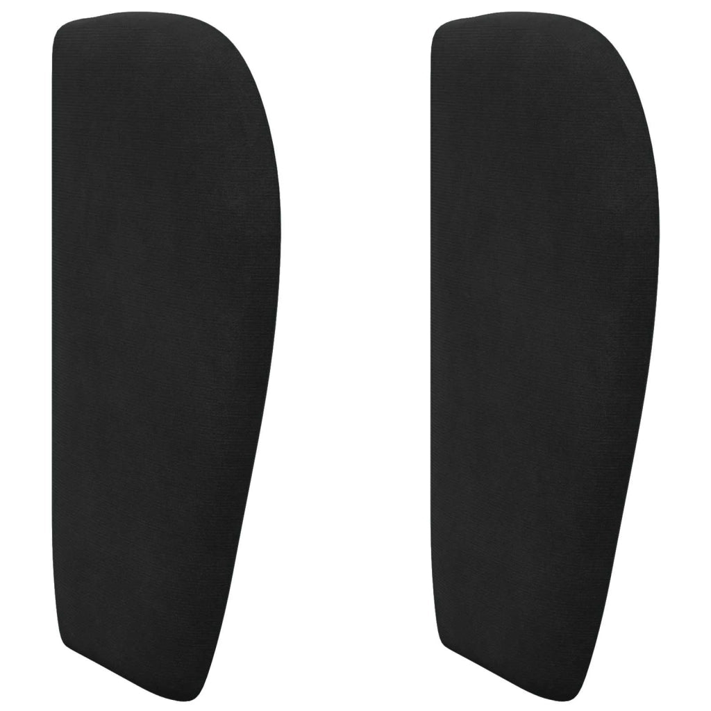 Orecchia della Testata Nero 40 x 23 x 6 cm Velluto 346552