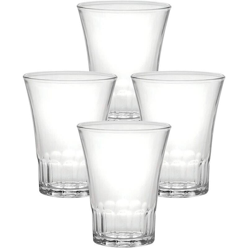 AMALFI BICCHIERINI 4 PZ 13 CL VETRO TEMPERATO TRASPARENTE