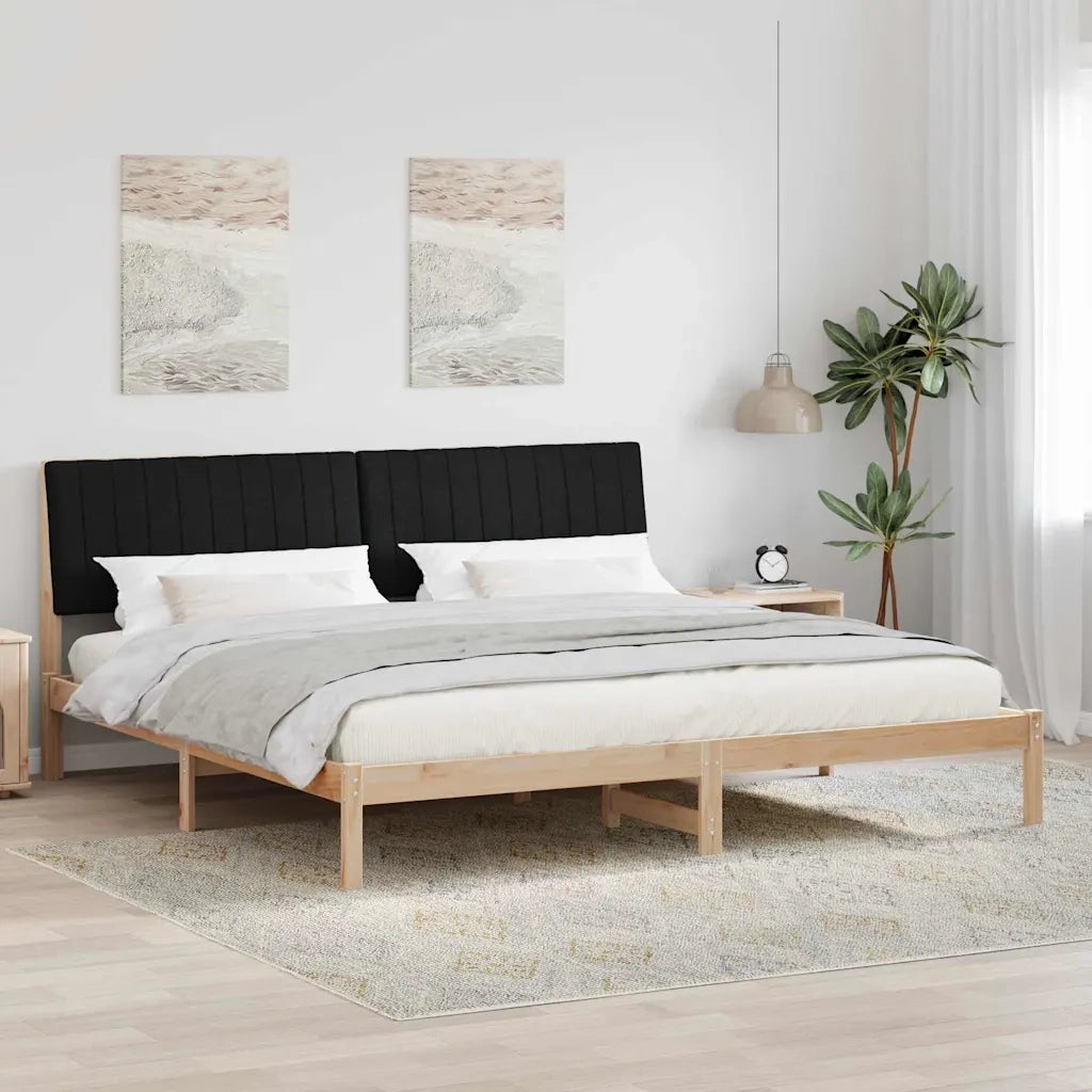 Struttura del letto Marrone 200 x 200 cm Pino massello 3394400